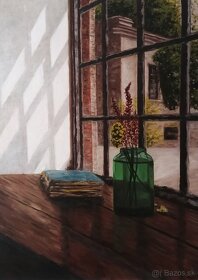 Ručne maľovaný obraz - zátišie - 4