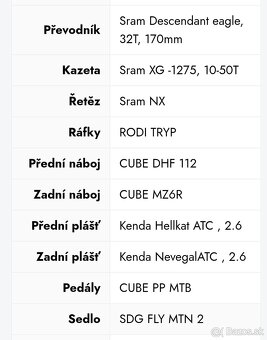 Predám bicykel cube reaction - 4