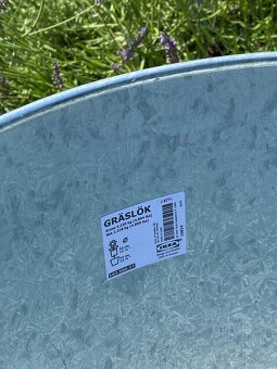 Plechový kvetináč IKEA Graslok 2ks - 4
