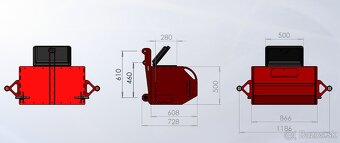 Box a závaží k traktoru - 4