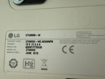 Predám 24” Full HD 60hz a 27” 4k 60hz monitory - 4