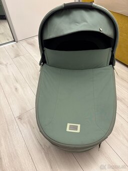 Cybex priam 4.0 lux carry cot vanička leaf green - 4