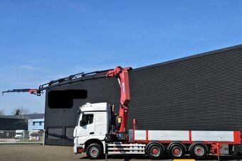 Mercedes-Benz Arocs 2553-8x4–Valník+HR-HMF 50 t/m+JIB-EURO 6 - 4