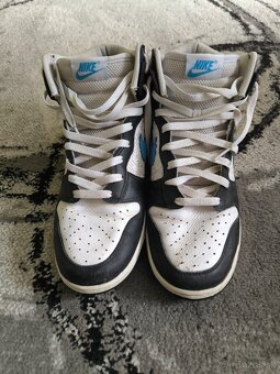 Nike Dunk High Retro FLC Black University Blue White - 4