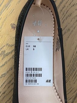 Trblietavé balerínky, veľkosť 38 - 4