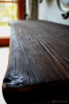 Botník - konzolový stolek - "Dva nosiči" - 4