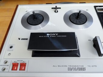 Kotučový magnetofon SONY TC-270 + repro SONY - 4