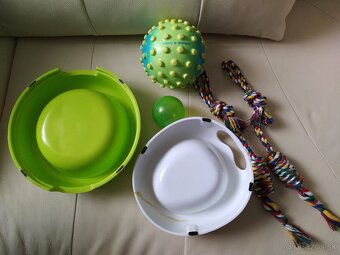 Sada pre psa: misky pre psa + 2 nové hračky (osobný odber) - 4