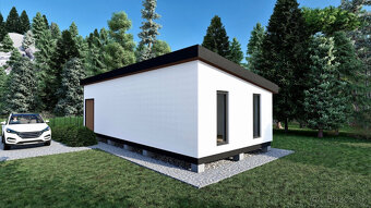 Drevodom E-home 55 - modulový, mobilný dom - 4