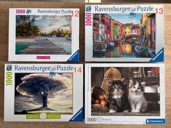 predám puzzle 1000ks rôzne - 4