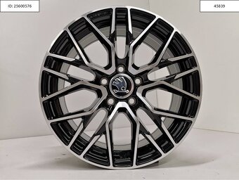 Škoda Octavia, Karoq alu disky 5x112 R17 ET47 7,5J 1205 - 4