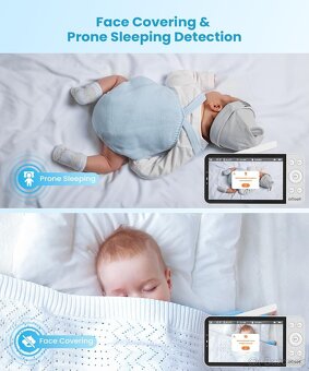 ieGeek Baby Monitor Baby 5 - WiFi, 360° - 4