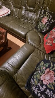 Kožená rohová sedačka - 4