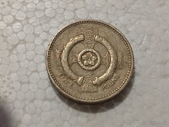 Predám veľmi vzácnu mincu One Pound 1996 error - 4