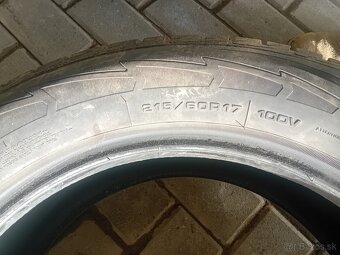 Predam 2ks zimne pneumatiky 215 60 R17 - 4