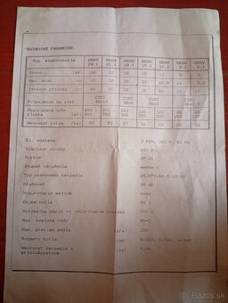 predám elektrický kotol EKOV - 4