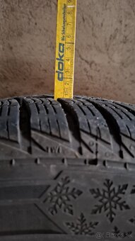 Plechové disky 5x112, NOVE + pneu zimné 205/60/R16 XL - 4