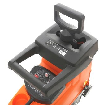 Záhradný elektrický drvič konárov štiepkovač - 4