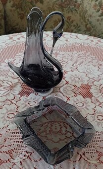 Skleneny labut + popolnik - 4