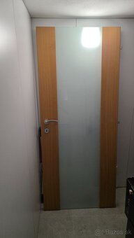 Dubove dvere interiér masív dub, sklo - 4