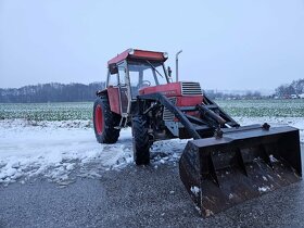 Kolesovy traktor Zetor 8045 Crystal 1981 celny nakladac lyzi - 4