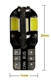 12V LED žiarovky no error canbus - 4