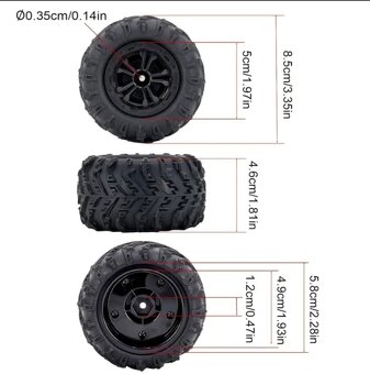 Kolesá na RC auto - 4