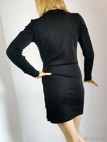 WOOLAND - Merino elegantné šaty veľkosť M/L - 4