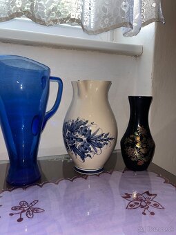 Váze sklo/porcelán keramika - 4