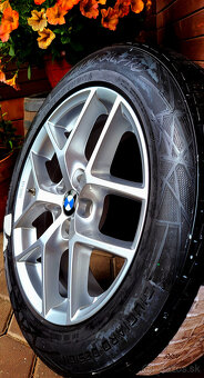 alu R17 5x112, senzory, zimné pneu, BMW X1, X2 - 4
