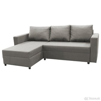 Sivý rohový rozkladací gauč. SCONTO - 4