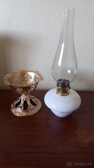 Starožitná petrolejová lampa - 4