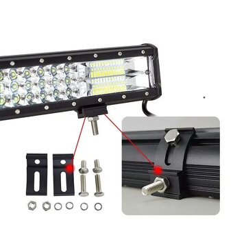 LED SET 252W rampa, držiak, inštalačné káble - 4