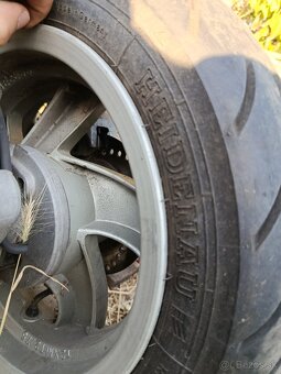 Predné a zadné koleso kompletne na skúter - 4