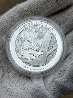 Austrálska strieborná minca Koala Investičné striebro Ag 999 - 4