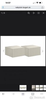 Predám nočné stolíky (2ks) - 4