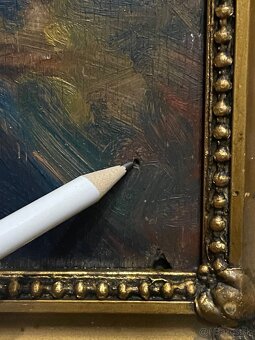 starožitny obraz - ciganka - 4