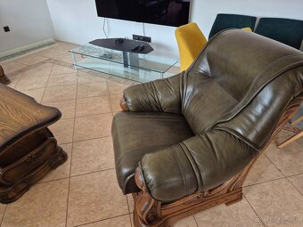 Kožená sedacia súprava 3+2+1 - 4