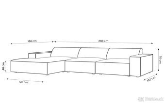 Rohová sedačka Micadoni - 4