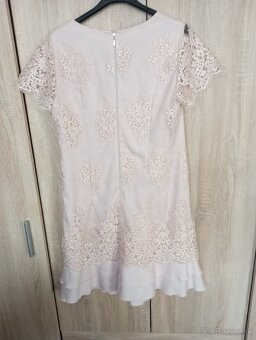Spoločenské marhulove šaty L/xl - 4