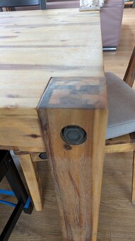 Masívny drevený stôl 90x160cm - 4