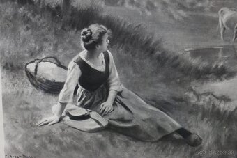 Starý grafický list z roku 1912 - 4