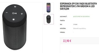 ESPERANZA EP133K-Bluetooth reproduktor - 4