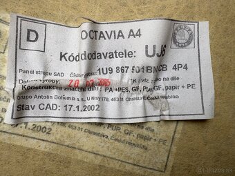 Stropnica Octavia I combi RS čierna šíber - 4