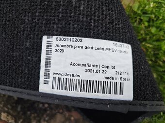 Originál koberčeky na Seat Leon 2020 - 4