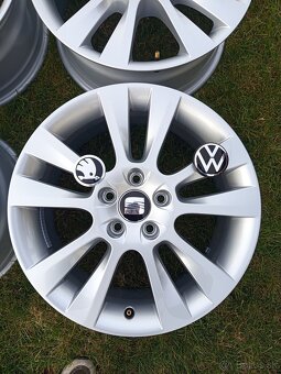 Alu Disky Seat R17 5x112 Et39 7J Škoda Audi Volkswagen - 4