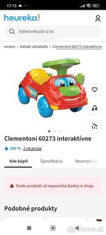 Odrážadlo Clementoni za 5€ - 4