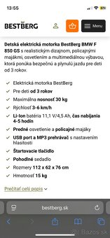 Ekektrická motorka BMW - 4