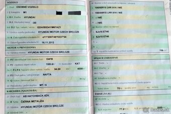 Hyundai i30 1.6 CRDI 2014 predám PREVODOVKA WDJ6A, MOTOR D4F - 4