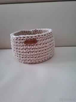Hackovany kosik handmade - 4